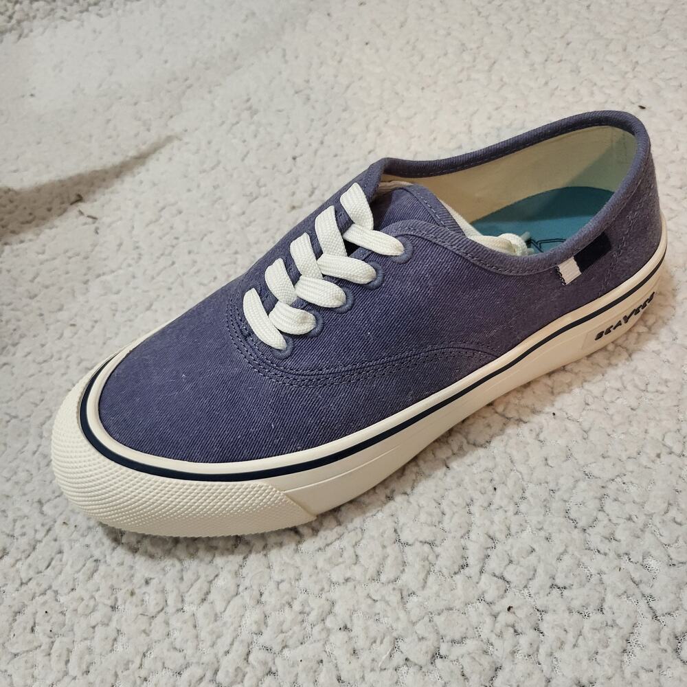 NEW SEAVEES Women's Sea Change CVO SNEAKERS Blue Indigo SIZE 6